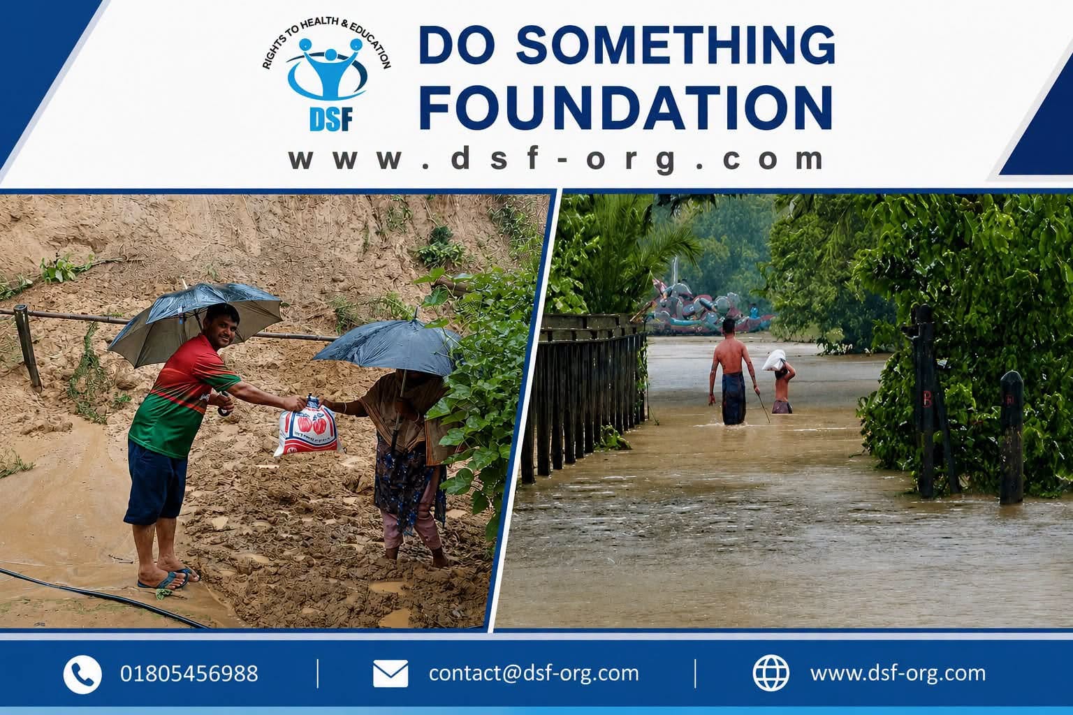 Relief Items Distributed Among 50 Flood-Affected Families in Merung, Dighinala