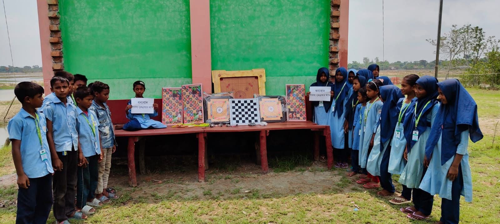 DSF Supports Students’ Physical and Mental Development Through Sports Equipment