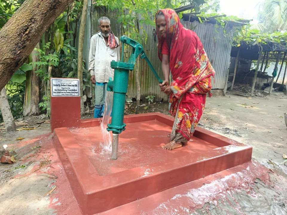 DSF Provides a Tube Well to an Elderly Couple to Ease Their Water Crisis